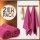 NatureMark 2er Pack Saunatücher | Premium Qualität | 100% Baumwolle | 80x200cm | Pink