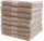 NatureMark 8er Pack Handtücher | Premium Qualität | 100% Baumwolle | 50x100cm | Sand