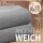 NatureMark 2er Pack Duschtücher | Premium Qualität | 100% Baumwolle | 70x140cm | Silber grau