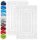 NatureMark 2er Pack Badvorleger | Premium Qualität | 100% Baumwolle | 50 x 80 cm | Duschvorleger Duschmatte Doppelpack | Weiß