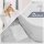 NatureMark 2er Pack Badvorleger | Premium Qualität | 100% Baumwolle | 50 x 80 cm | Duschvorleger Duschmatte Doppelpack | Weiß