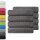 NatureMark 8er Spar-Pack Frottier Handtücher | Handtuch-Set | 50 x 100 cm | Anthrazit grau | 100% Baumwolle