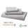 NatureMark 20er Spar-Pack Frottier Gästetücher | 30 x 50 cm | 100% Baumwolle | Silber grau