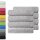 NatureMark 8er Spar-Pack Frottier Handtücher | Handtuch-Set | 50 x 100 cm | Silber grau | 100% Baumwolle
