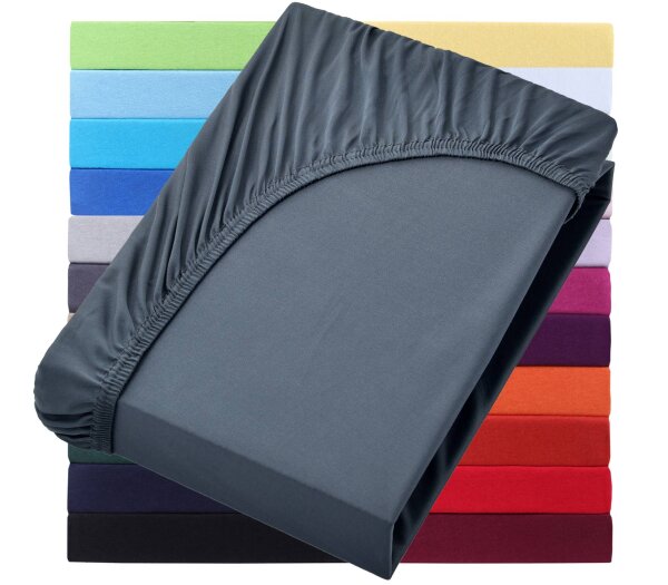 Jersey Spannbettlaken 100% Baumwolle, ÖKOTEX Standard 100